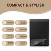 Fyueenix 3kg/0.1g High Precision Coffee Scale with Timer, Backlit LCD Display, Tare Function, and Unit Conversion for Espresso, Pour Over, Drip Brewing