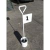 CMW Putting Green flag (white) with hole cup
