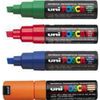 uni Posca PC8K Marker Broad Tip Line Width 8mm Assorted Ref 5014075-01 [Pack of 4]