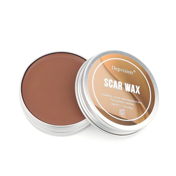 Depvision SFX Scar Wax (2.12oz ) Hallowen Fake Wound Scar Modeling Wax for Stage Fancy Dress Up Cosplay Theatrical Special Effects Makeup (C)