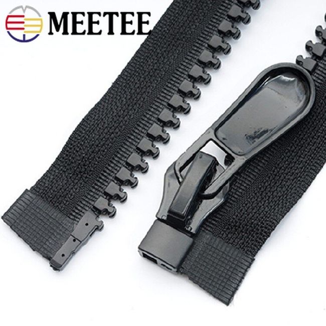 1/2M 3# 5# Waterproof Zipper Tapes with Zippers Slider Reverse Nylon Zip  Bag Clothing Zips Repair Kit DIY Sewing Accessories