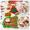 Christmas Stickers Decorating Bulk Pack Xmas Sale - OVER 600 Self Adhesive Paper Stickers - Merry Xmas Crafting, Scrapbook, Gift, Present, Party Bag Filler, Card Making Supplies for Kids