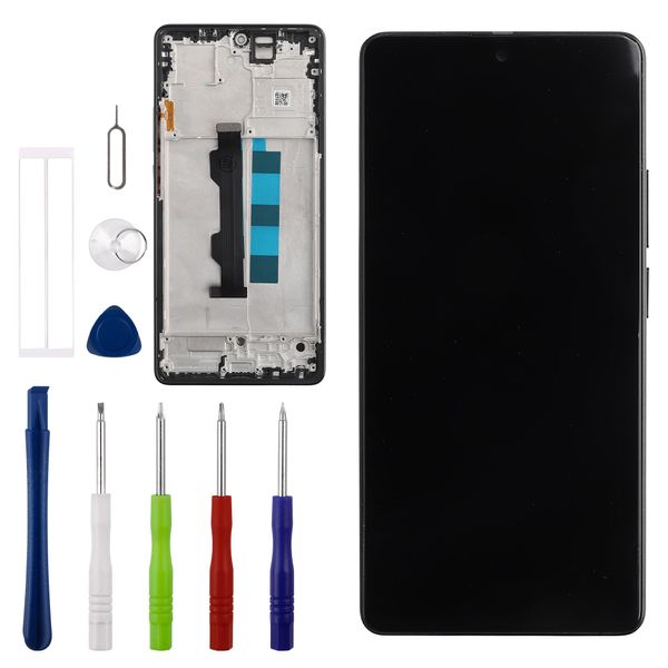 Vvsialeek Replacement OLED Display Compatible with Redmi Note 13 Pro 4G LCD Touch Screen with Toolkit Fingerprint Function
