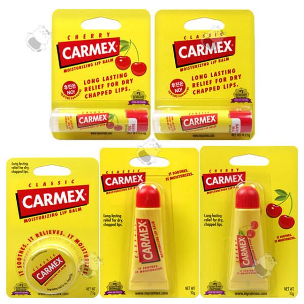 CARMEX Carmex Moisturizing Lip Balm 5-piece set / Classic Stick + Jar + Tube + Cherry Stick + Tube