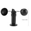 Mootea Wind Sensor,4-20mA Pulse Signal Output Aluminum Alloy Wind Speed Sensor Anemometer Wind Speed Detector