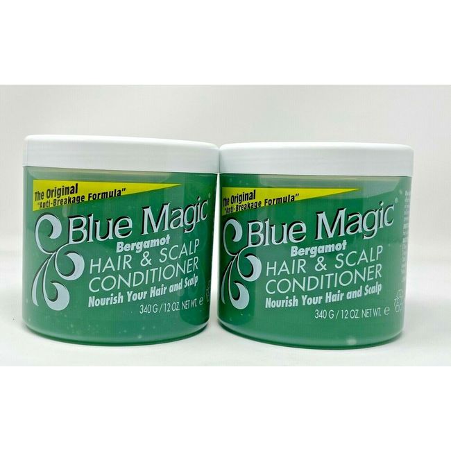 Blue Magic Bergamot Hair & Scalp Conditioner Hair Dress  PACK OF 3 - 340g