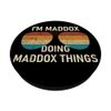 I'm Maddox Doing Maddox Things Retro Sunglass Personalized PopSockets Swappable PopGrip