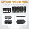 AUXBEAM 8 GANG LED SWITCH PANEL KIT AUTOMATIC DIMMABLE OFF ROAD LIGHT CONTROLLER