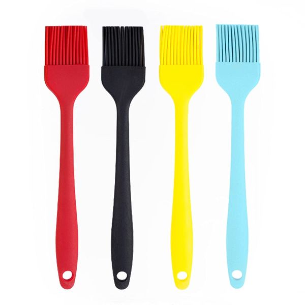 FUNKID Kitchen Brush, Remover, Silicone, Oiling, Painting, Cooking, Silicone Cooking Brush, Heat Resistant, Baking, Oil Brush, Pastry Making, Barbecue, Baking, Oil Seasoning Brush, Environmentally Friendly, Food Level Silicone Material, Pack of 4