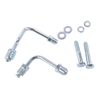 Universal Firewall Mount Power Brake Pedal 7" Dual Booster Master Disc Disc Kit