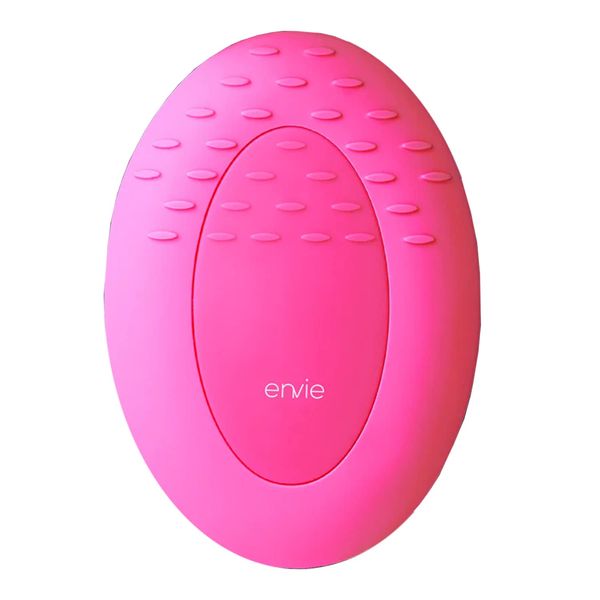 Envie Facial Cleansing Brush and Massager Rechargeable Pulsing Silicone Face Exfoliator Blackhead and Makeup Remover Comes with Stand Waterproof and Suitable for Anti-Ageing Skin