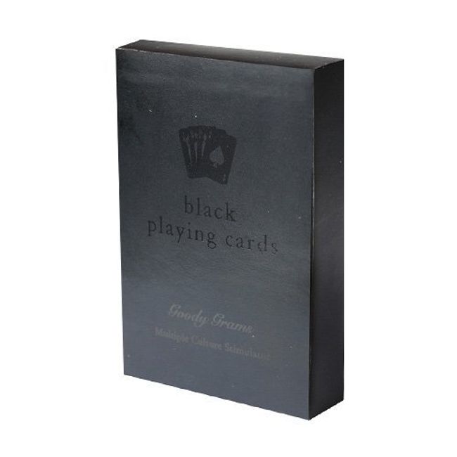 ブラック プレイング カード Goody Grams Black Playing Cards