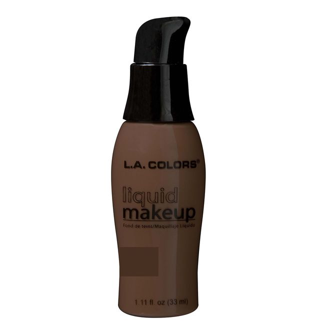 L.A. COLORS Pump Liquid Makeup, Ebony