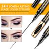 Magic Liquid Eyeliner, Black Waterproof Eye Liners, Long-Lasting, Sweatproof and Smudgeproof, Super Slim Eyeliner Pen Gel, Professional Eye Makeup Tools
