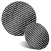 Mouse Mat & Coaster Set - BW - Encryption Code Cache Data Computer 20 cm & 9 cm for Computer & Laptop, Office, Non-slip Base #37254
