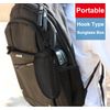 Portable Zipper Sunglasses Carry Box Case Eye Glasses Clam Hard Shell Protector