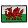 Embroidered 3" Wales Welsh Flag Red Dragon Iron on Patch