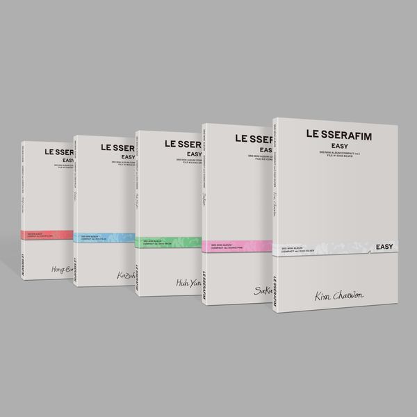 LE SSERAFIM 3rd Mini Album 'EASY' (COMPACT ver.) (5 SET)（韓国盤）