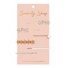 Gamma Phi Beta - Sorority Hair Clips - 6/pack