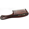 BUCO Coarse Zinc Styling Comb 17cm Cellulose Acetate Curly Thick Hair Havana Brown