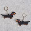 Sweet William Dachshund Keyring