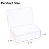 sourcing map Component Storage Box 3.54" PP Electronic Organizer Box with Cover Hardware Containers Tools Boxes for Small Accessories