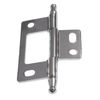 Hafele Non-Mortise Solid Brass Butt Hinge Polished Chrome Minaret Tip 351.95.280