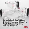 OXO Good Grips 3-Piece Angled Measuring Cup Set