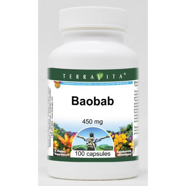 Baobab - 450 mg (100 Capsules, ZIN: 519112)