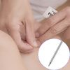 100 Pieces Body Piercing Hollow Needles with Stainless Steel Forceps Mixed Sizes 12G 14G 16G 18G 20G Ear Piercing Needles for Belly Ear Tongue Piercing Tools