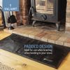 Valiant Fire Resistant Protective Hearth Mat - 98cm x 43cm