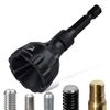 GOLD DEER Burr Removal Chamfering Tool, Burr Removal Chamfering Tool, High Speed Hex Shank, Deburring Drill Bit, Chamfering Bit, Chamfering Cutter, Deburring, Deburring Bit, Reamer, Compatible Screw