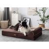 KOPEKS Orthopedic Memory Foam Dog Bed 7" Inch Thick Extra Large Dog Bed With ...