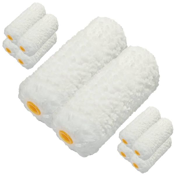 KōGU BASE Microfiber Small Paint Roller, 10 Pcs Paint Supplies 4 Inch 18mm