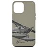 iPhone 14 Pro Max DHC-2 Beaver Floatplane Charcoal Drawing Airplane Design Smartphone Case