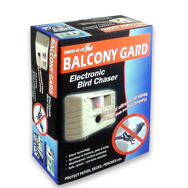 Bird-X Balcony Gard Ultrasonic Bird Repeller