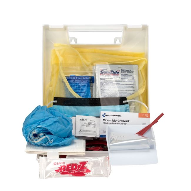 First Aid Only Blood Borne Pathogen/Personal Protection Kit With Microshield