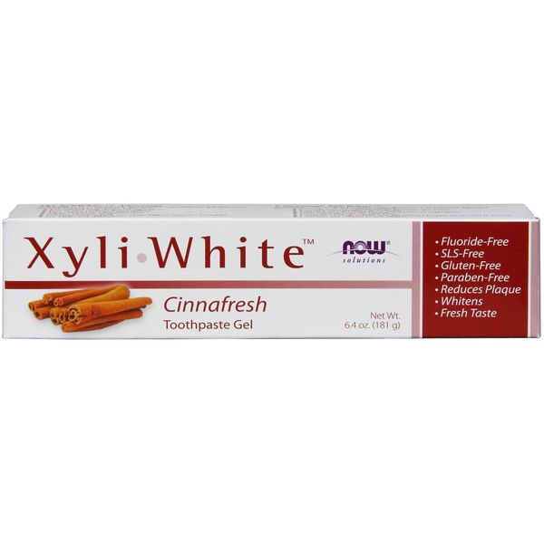 NOW Foods XyliWhite Cinnafresh Toothpaste Gel, 6.4 oz.