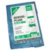 Gewebeplane extra stark m.Ösen grün 2x3m Echtmaß, Stärke ca. 110g/m²
