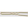 Crazy Bobble® U Shape Hair Pins. Ideal for Gripping Hair, Styling Hair Up, Hair Bun, Add Volume. (Box of 100) (6 cm, Gold)