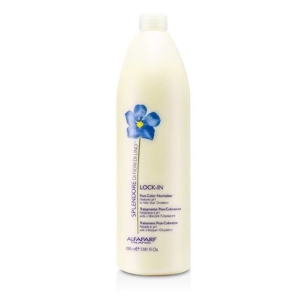 ALFAPARF SPLENDORE LOCK-IN post-color NORMALIZER 33.8oz RESTORES pH
