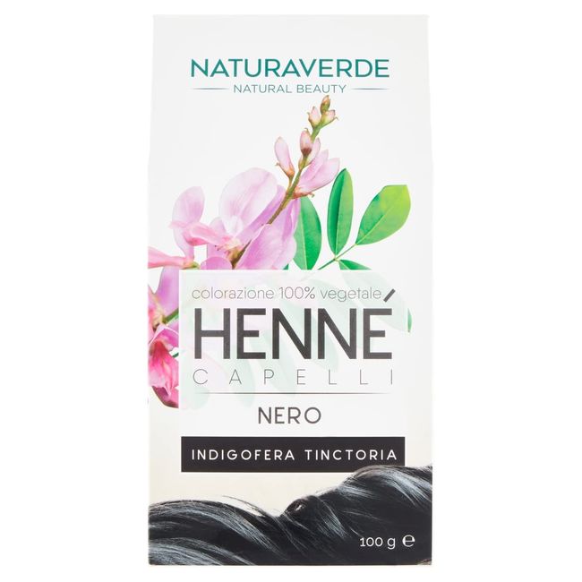 Naturaverde Schwarze Henna-Pflanzenfarbe 100 gr