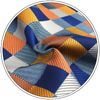Shlax&Wing Multicolor Checks Necktie Wedding Ties For Men Silk 57.5"