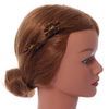Set of 2 Small Shiny Tortoise Shell Effect Acrylic Hair Claws/Clamps - 35mm Long