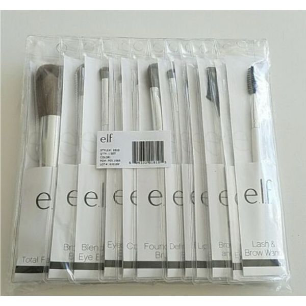 e.l.f. Essential Professional Compete Brush Set of 12 Piece Brushes ELF