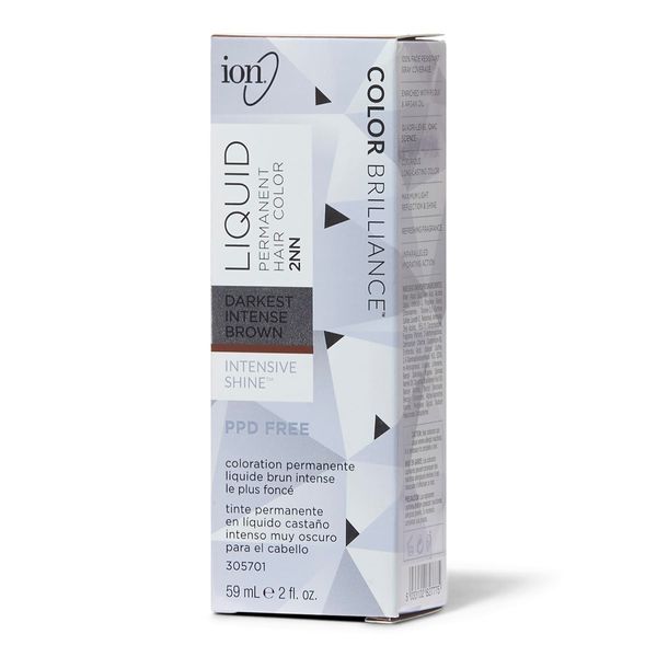 2NN Darkest Intense Brown Permanent Liquid Hair Color