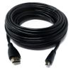 System-S HDMI 1.4 Cable 10 m Male to Micro Male Adapter in Black