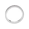 Tuscany Silver Women's Sterling Silver 2 mm Red Crystal Eternity Stacking Ring, Size N