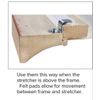 PictureHangers PH3821 3.2mm Canvas Offset Clip 100 Pack