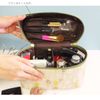 AF8362 Vanity Pouch, Slim Type, Makeup Pouch, Makeup Box, Divider Board, Functional, Scandinavian, Beige